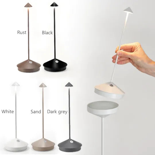 LuxeAura™ Touch Mood Lamp – Minimalist LED Elegance