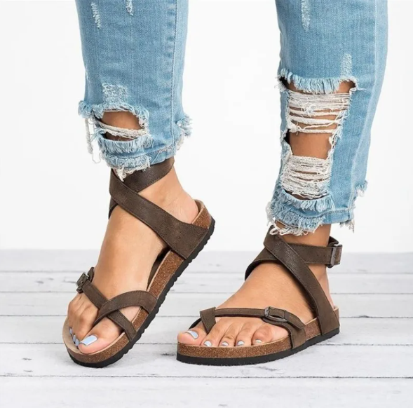 Sally Lara | Comfortable Orthopedic Sandals with Adjustable Straps