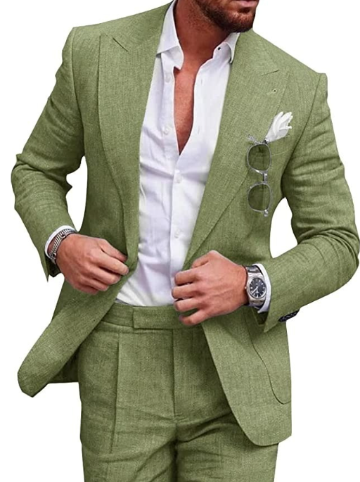 Marcus| Mens Linen Lightweight & Stylish Suit Combo