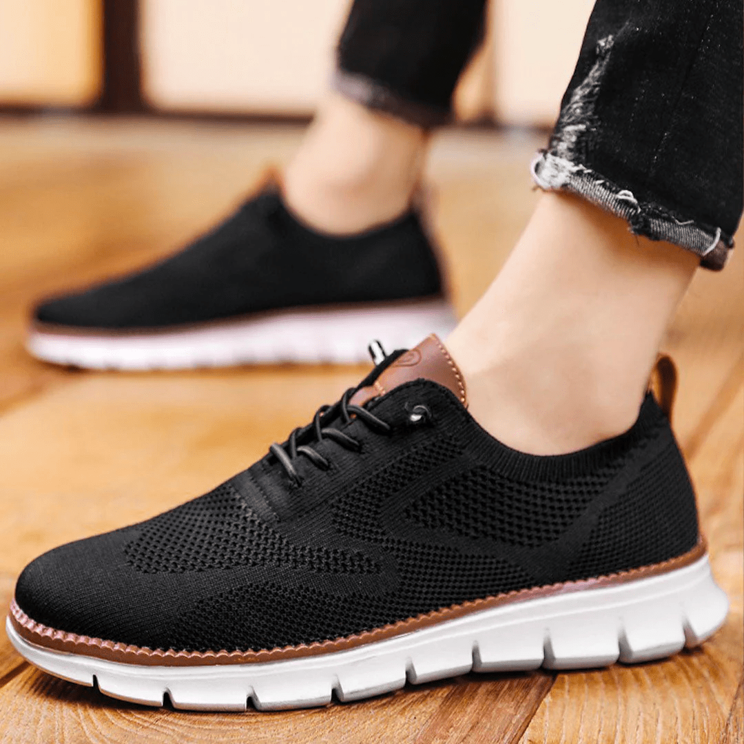 Brunetto |Everyday Walking Shoes for Men with Orthopedic Comfort